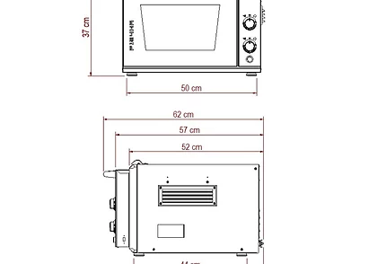 Pizza oven Effeuno P134HA 509 afmetingen